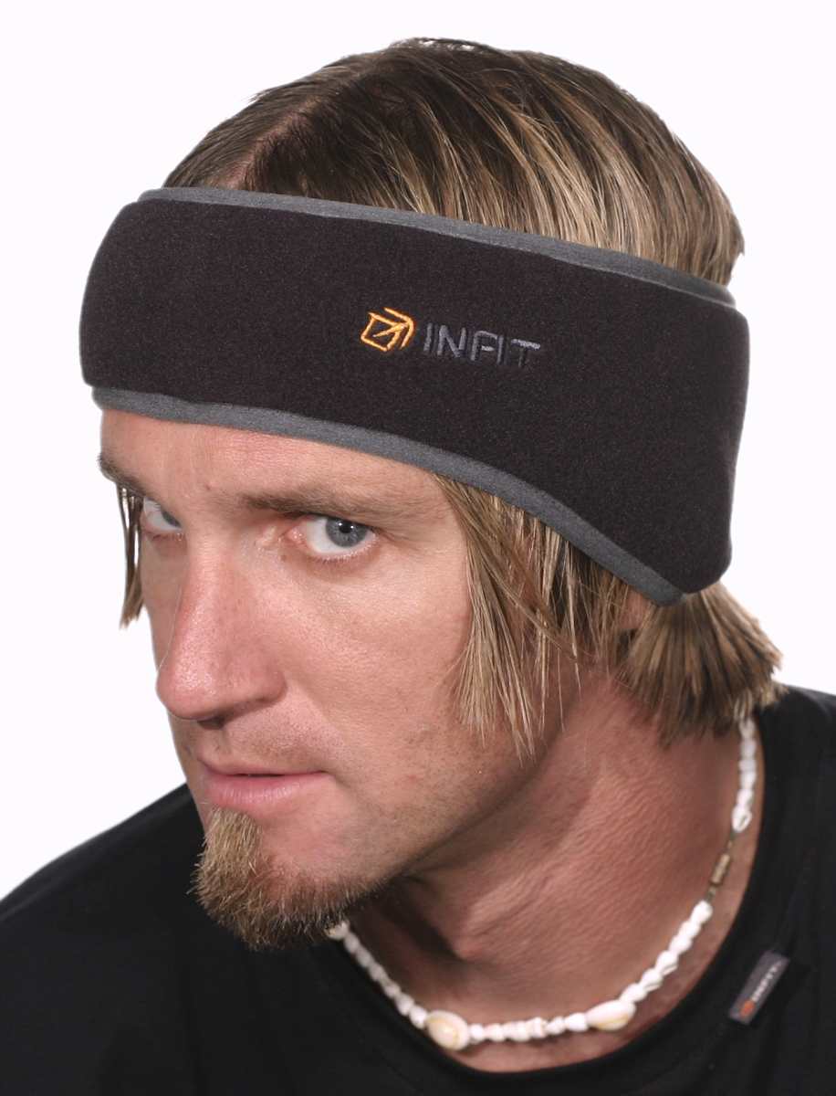 (0025) INFIT čelenka přes uši S/M > černá