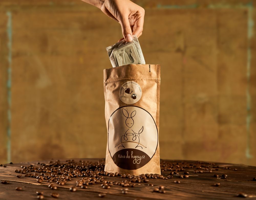 Mletá káva ve filtru Kolumbie Filtr - Bez kofeinu (30 x 12,5g)