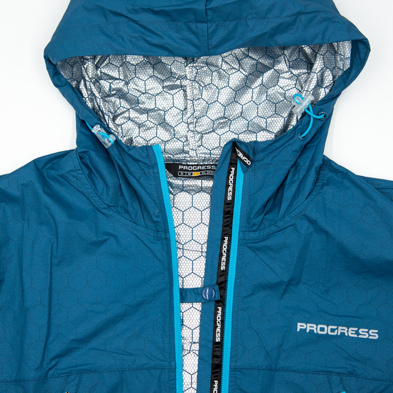PROGRESS pánská termoizolační větrovka GLIDER XL > petrol/sv. modrá