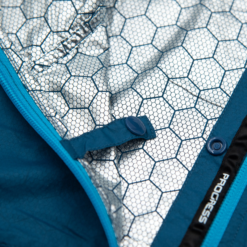 PROGRESS pánská termoizolační větrovka GLIDER XL > petrol/sv. modrá