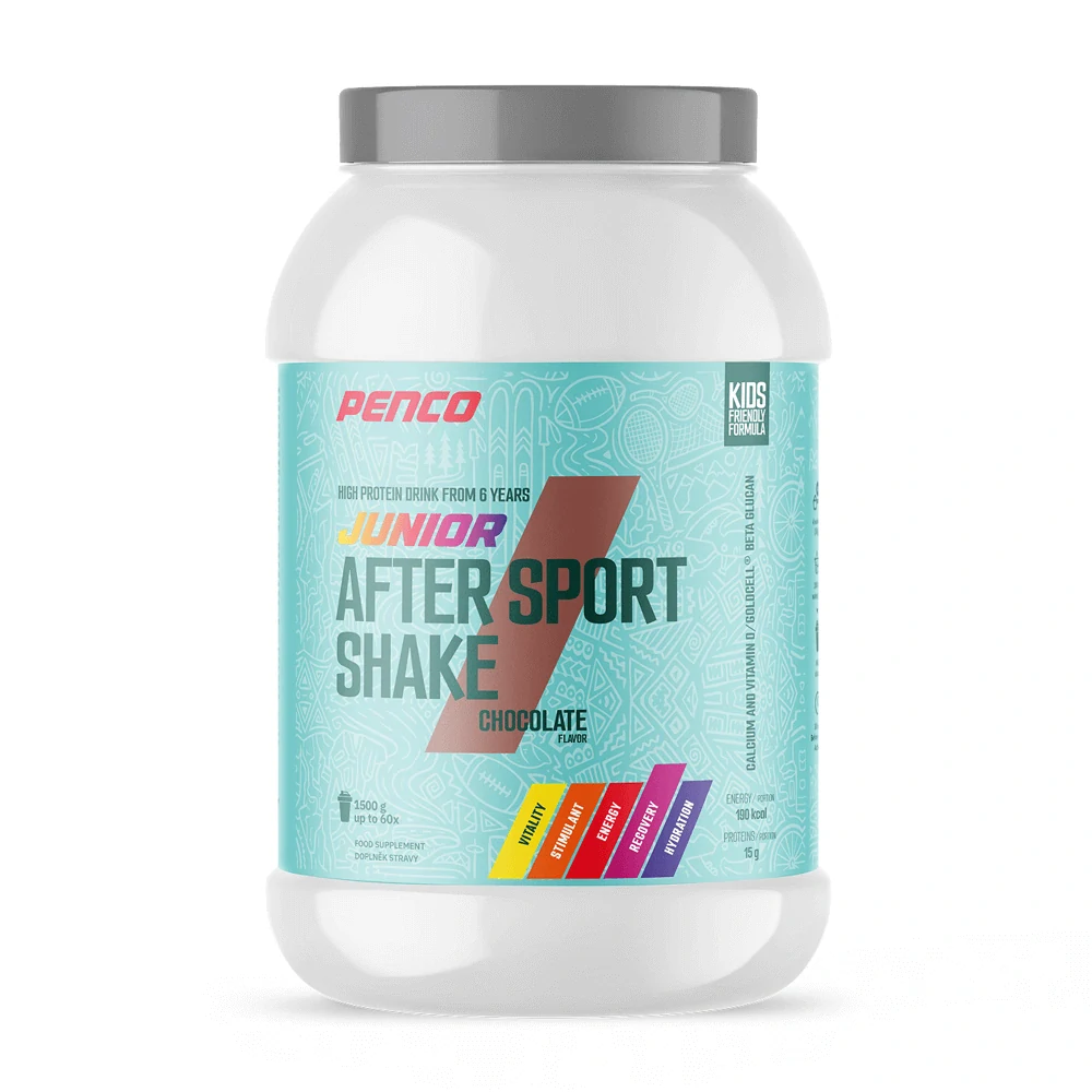 PENCO JUNIOR AFTER SPORT shake 1500 g - regenerační koktejl> čokoláda