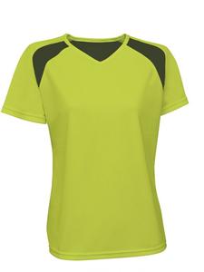LAMBESTE Dámské sportovní triko s krátkým rukávem XL > zelená