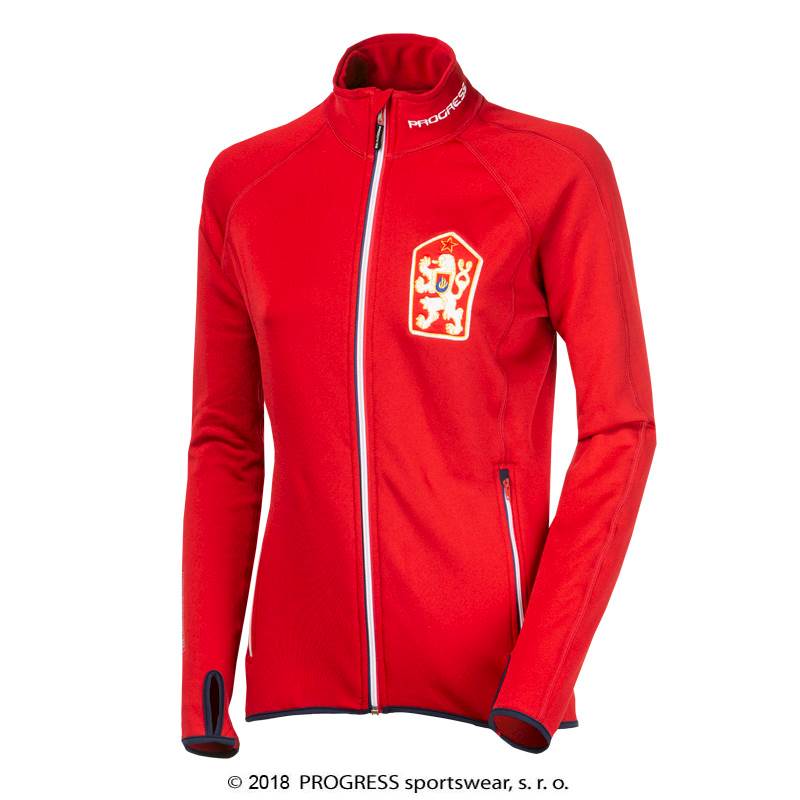 TIMURA dámská funkční sportovní ČSSR retromikina Tecnostretch PROGRESS L > červená
