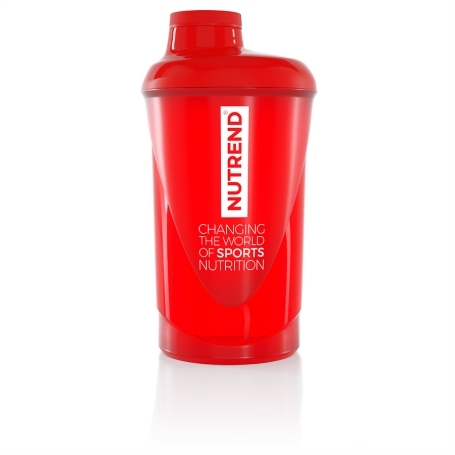 NUTREND šejkr se sítkem 600 ml > červená