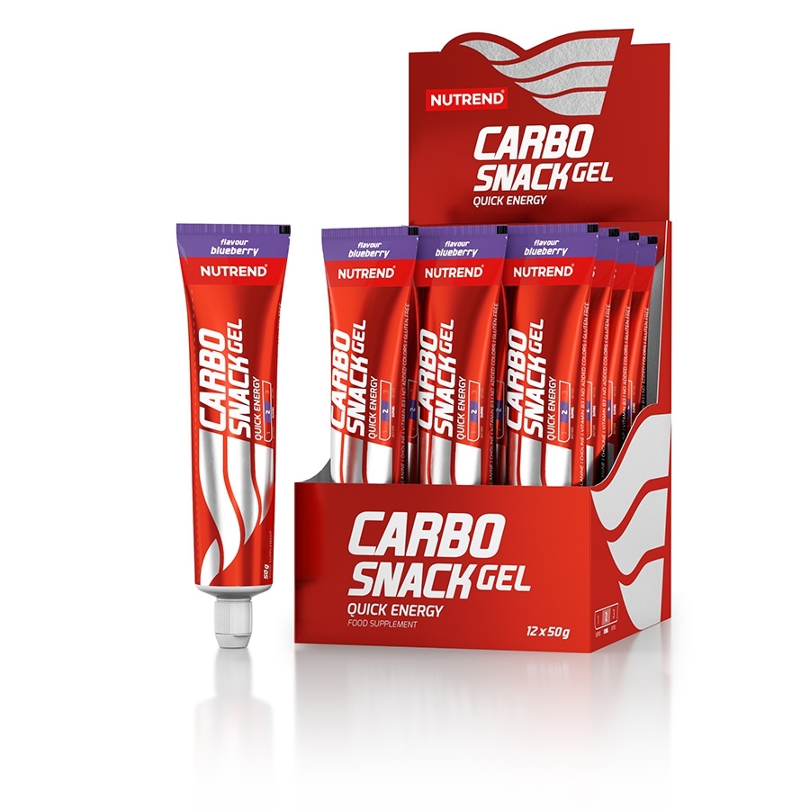 NUTREND Carbosnack tuba 50 g > borůvka