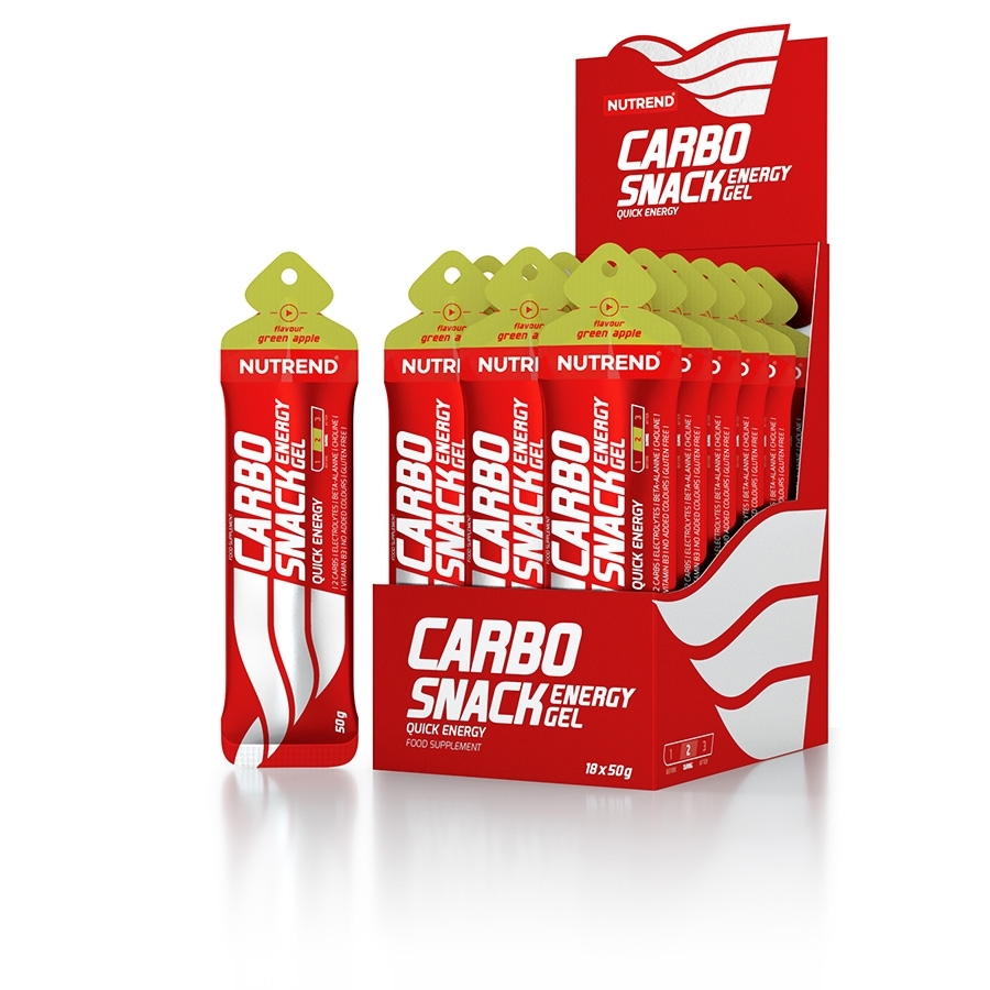 NUTREND Carbosnack sáček 50 g > zelené jablko