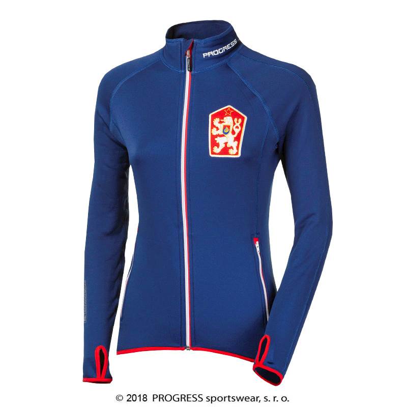 PROGRESS dámská funkční sportovní ČSSR retromikina tecnostretch TIMURA XL > tmavě modrá