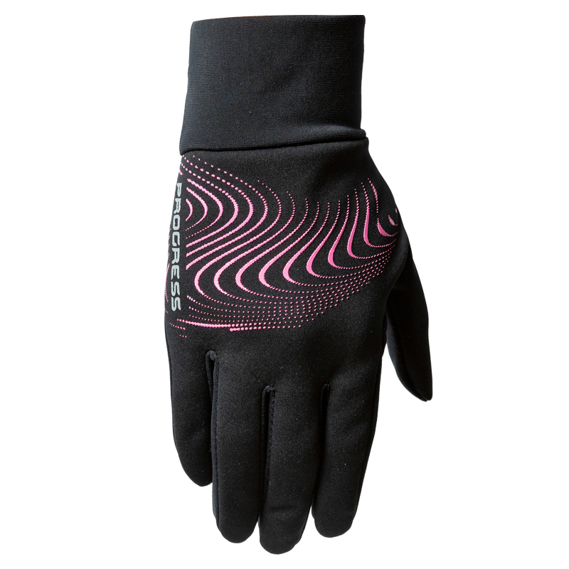 COOLIO GLOVES dětské zimní rukavice PROGRESS - 9-10 > černá/růžová