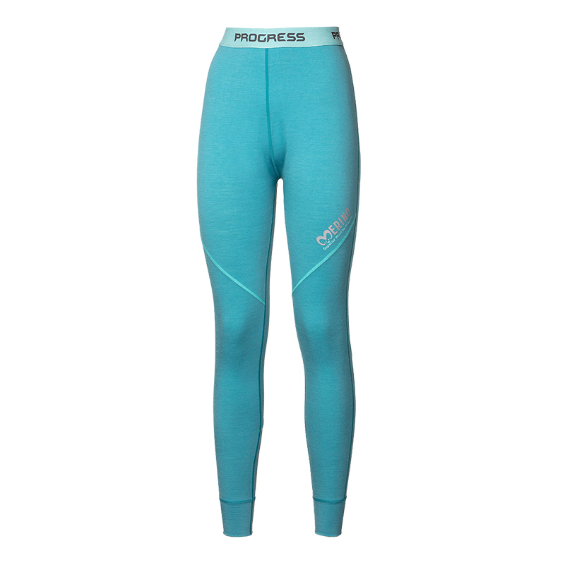 MW SDNZ dámské dlouhé merino spodky - XL > mint melír