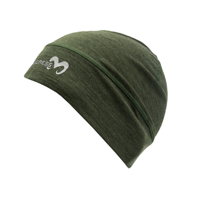 MW BEANIE merino čepice - L/XL > khaki melír