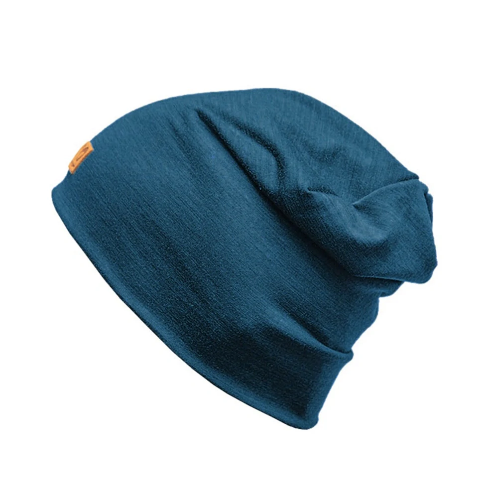 MW FREEBEANIE merino čepice PROGRESS - petrol melír