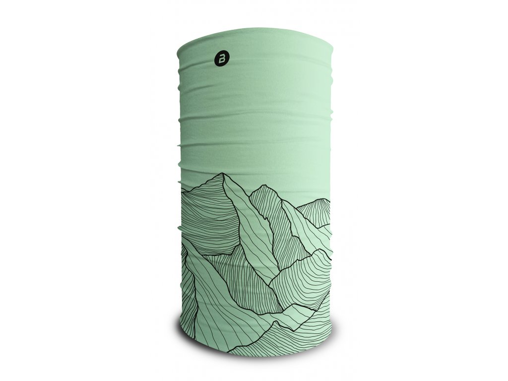 BOSA multifunkční šátek Mountain green