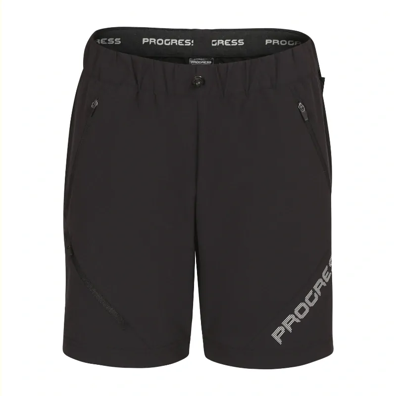 GENIA SHORTS dámské outdoorové kraťasy PROGRESS - S,černá