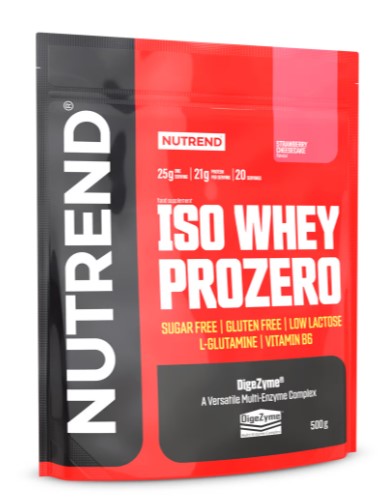NUTREND Iso Whey Prozero 500 g > jahodový cheesecake
