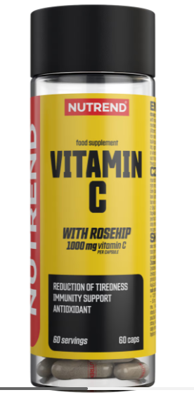 NUTREND Vitamin C se šípky 1000mg 60 kapslí