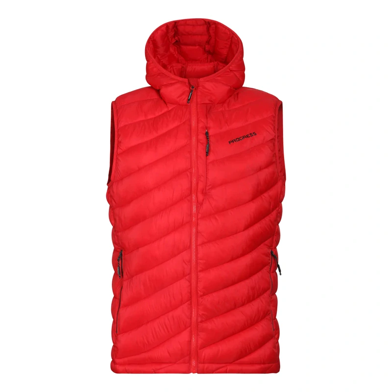 ANCHORAGE VEST pánská prošívaná vesta PROGRESS- červená, L
