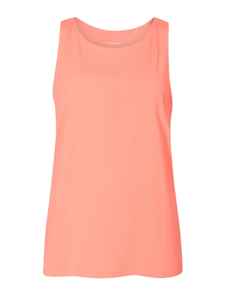 PROGRESS dámské sportovní tílko TECHNICA SINGLET XL > oranžový melír