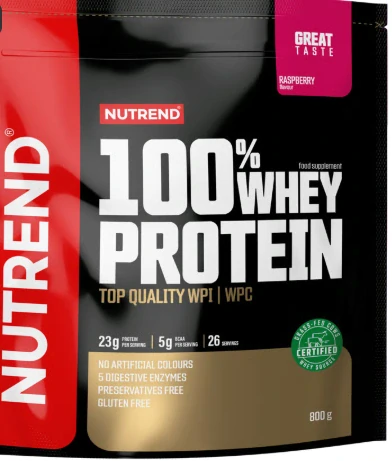 NUTREND 100% Whey Protein 800g > malina