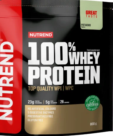 NUTREND 100% Whey Protein 800g > pistácie