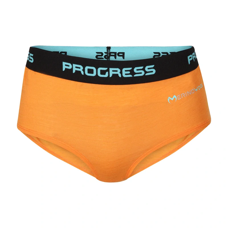 MA KLHZ 125 dámské merino kalhotky PROGRESS L > oranžová