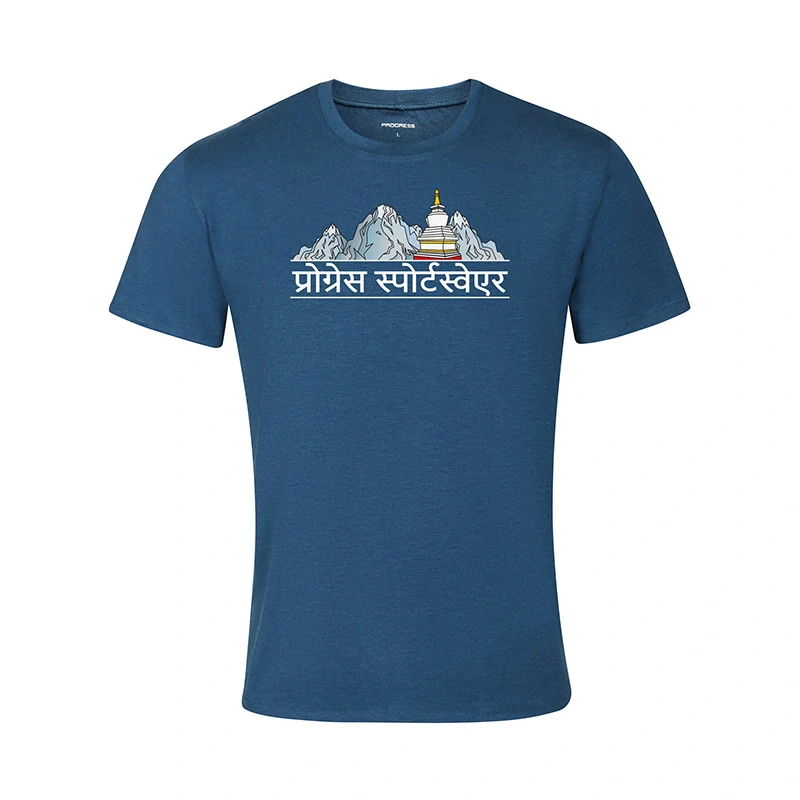 PROGRESS pánské outdoorové triko AROMATIC NEPAL XL > petrol