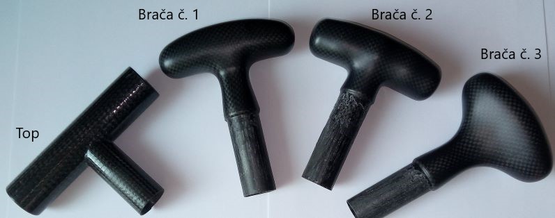 Hlavička k pádlu dřevěná - typ brača 
