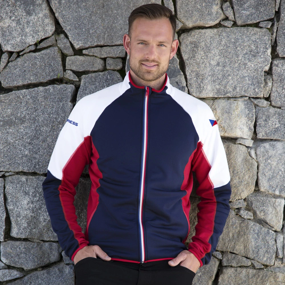 REPUBLIC pánská sportovní ČR mikina PROGRESS 3XL > modrá/bílá/červená