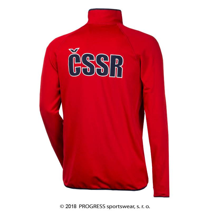 PROGRESS pánská sportovní ČSSR retro mikina TIMUR L > červená