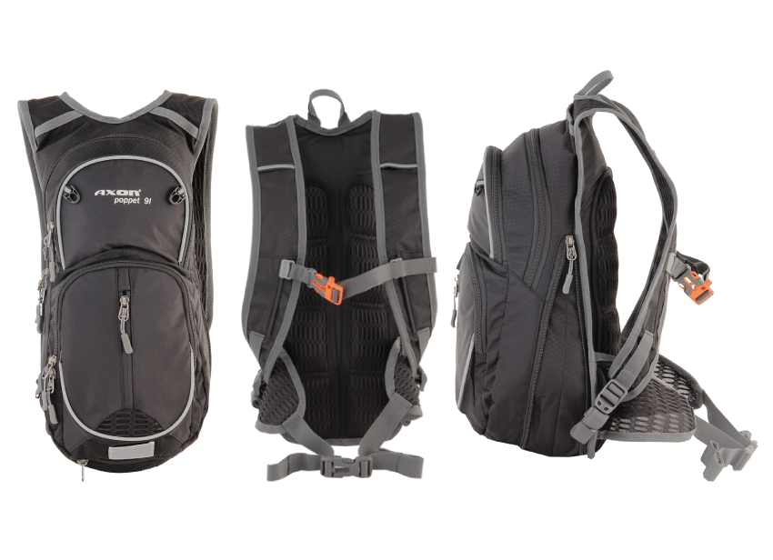 AXON cyklistický batoh POPPET 9l - černá 