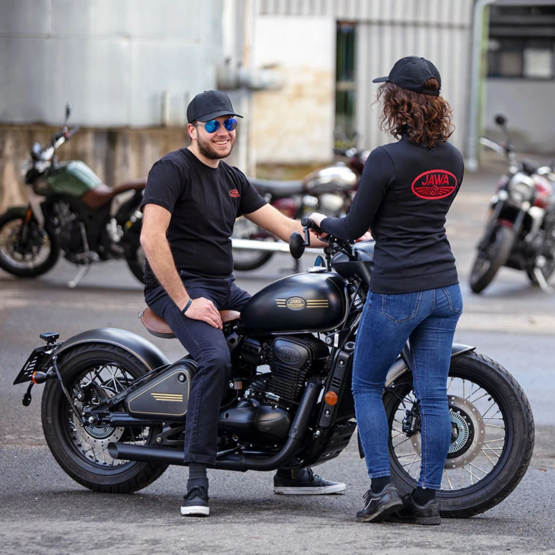 JAWA mikina dámská PROGRESS - černá, M