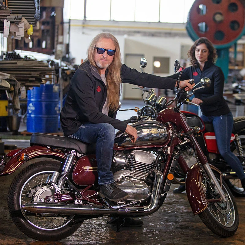 JAWA mikina pánská PROGRESS - S, černá