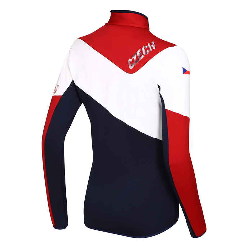 TERRITORIA CZECH dámská funkční sportovní mikina PROGRESS L > trikolora