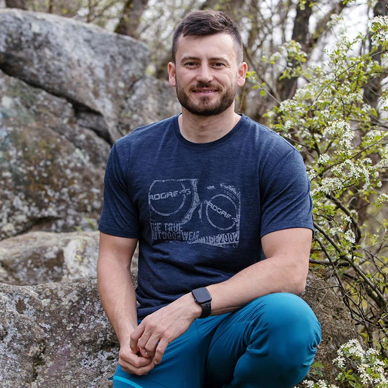 AORAKI pánské merino triko PROGRESS - M,šedý melír