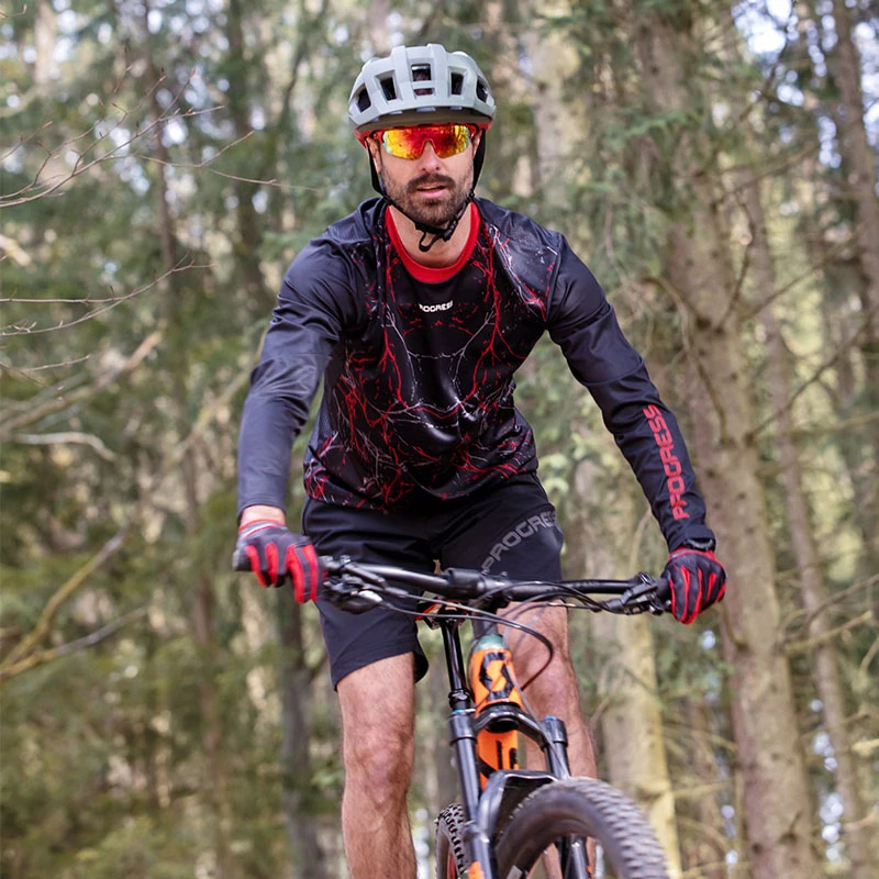 ARMAGEDON pánský cyklistický dres PROGRESS - XXL,černá