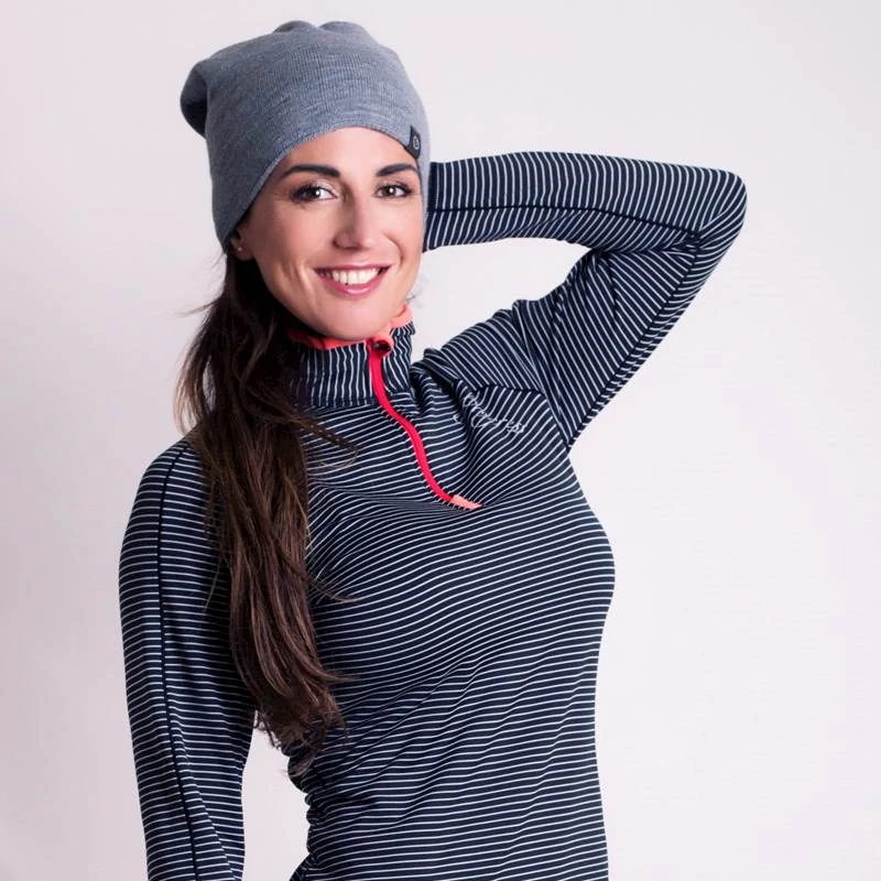 SANTOS pletená čepice PROGRESS - černá