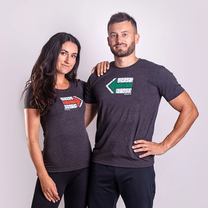 AROMA "KCT" dámské triko s kávovou viskózou PROGRESS L > antracitová