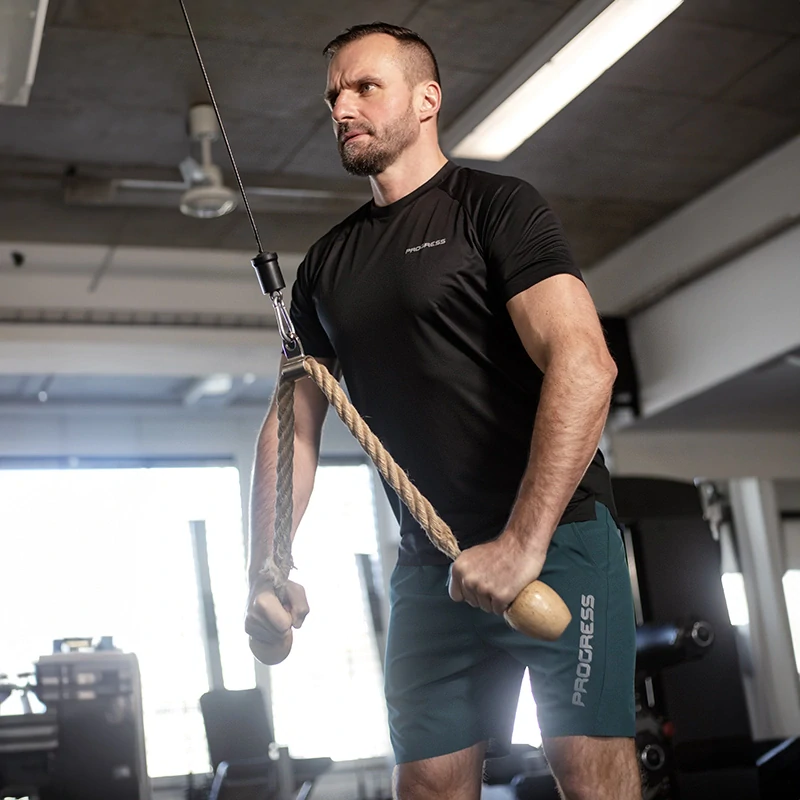 DRIVER pánské sportovní triko PROGRESS L > petrol