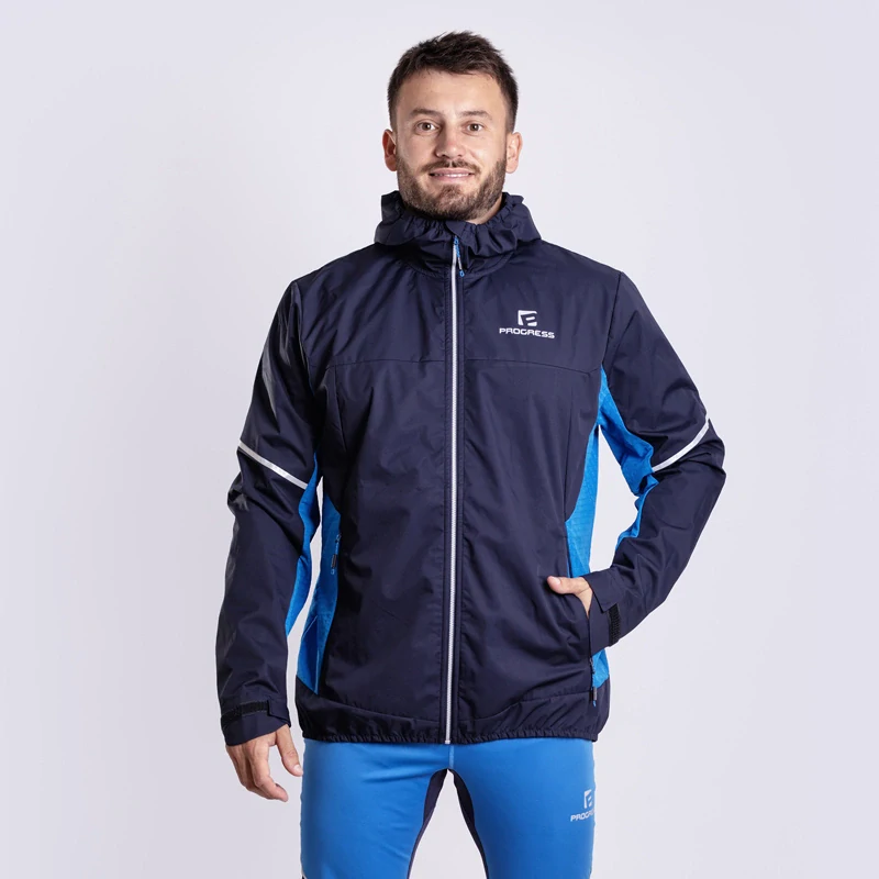 SNOWSTORM pánská laminátová bunda PROGRESS XXL > černo - modrá