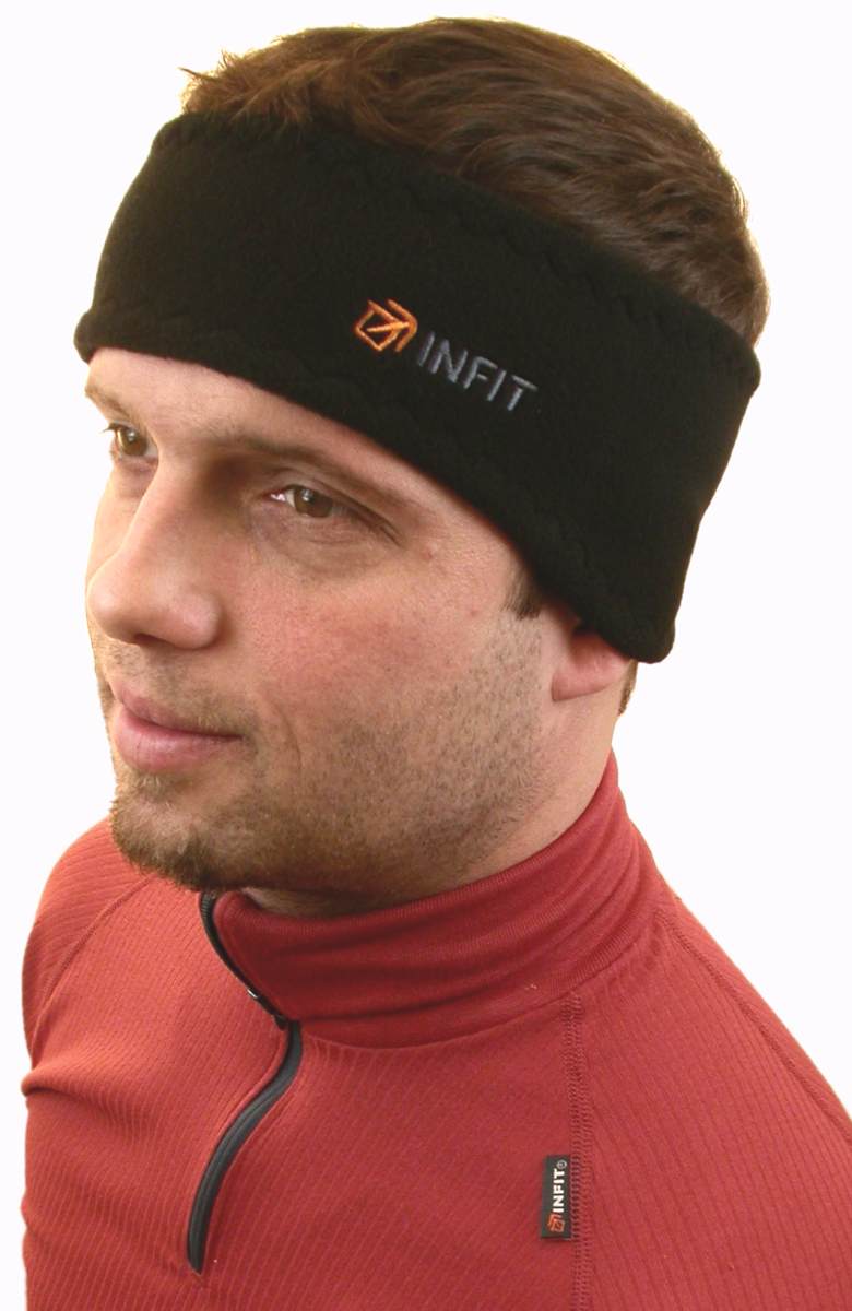 (0125) INFIT Universal čelenka přes uši UNI > blankyt modrá