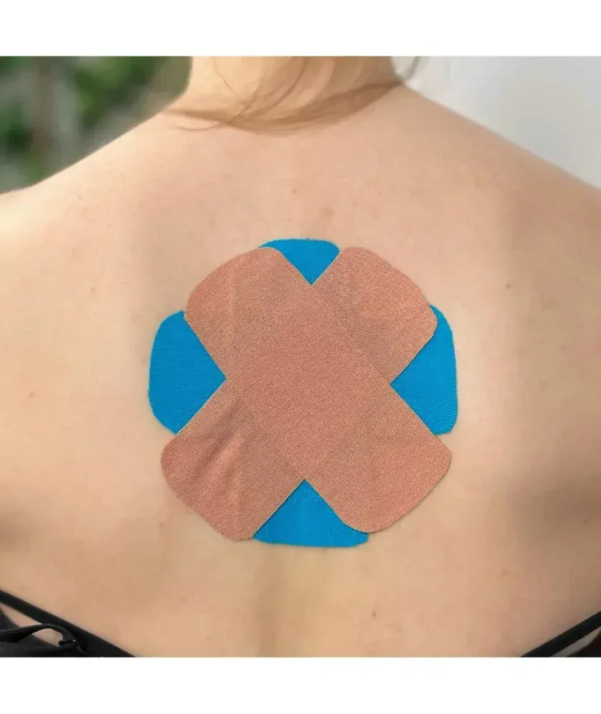 Bavlněný tejp GemMedical 5cm x 5m béžová