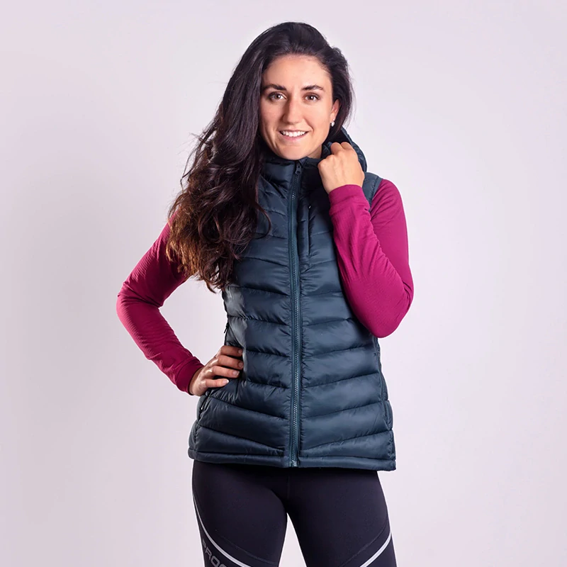 ALASKA VEST dámská prošívaná vesta PROGRESS S > petrol