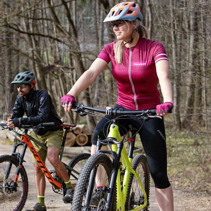 VUELTA 3Q dámské cyklistické 3/4 legíny PROGRESS - S,černá