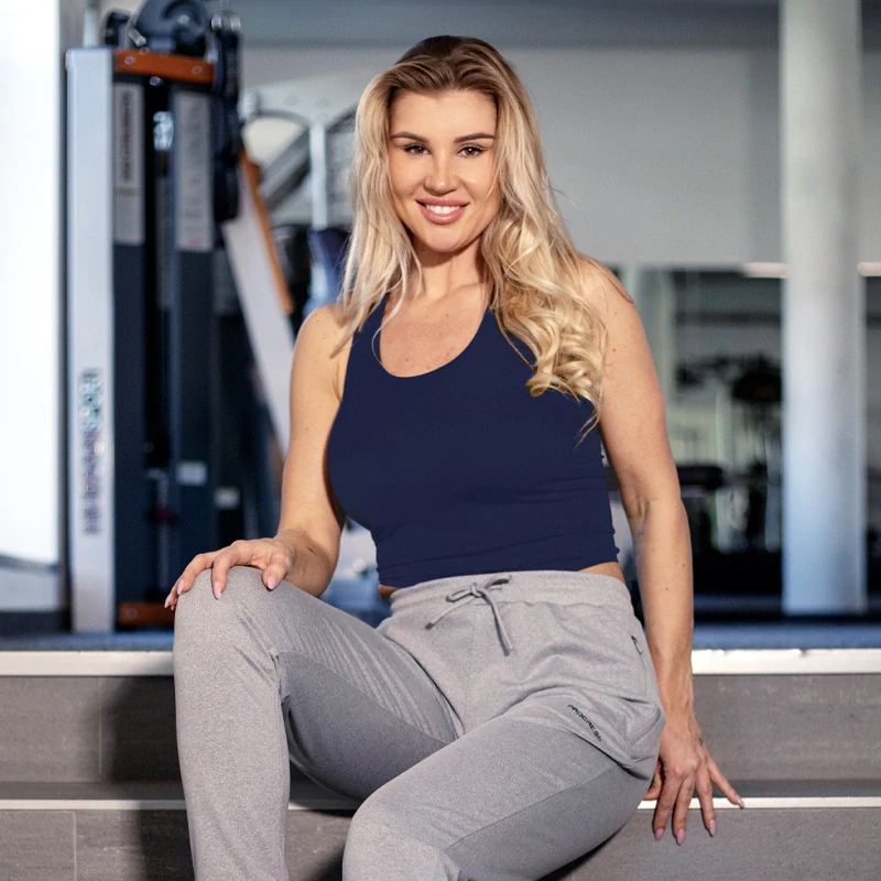 ZORA TANK TOP dámský sportovní top S > modrá