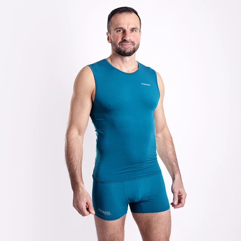 DC NSC funkční nátělník bez rukávu PROGRESS M > petrol