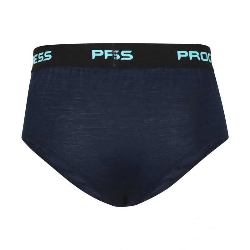 MA KLHZ 125 dámské merino kalhotky PROGRESS L > černo - modrá