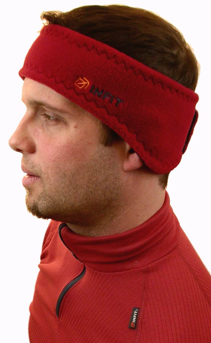 (0125) INFIT Universal čelenka přes uši UNI > blankyt modrá