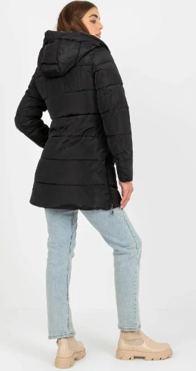 LAMBESTE dámská zimní oboustranná bunda L > černá/béžová