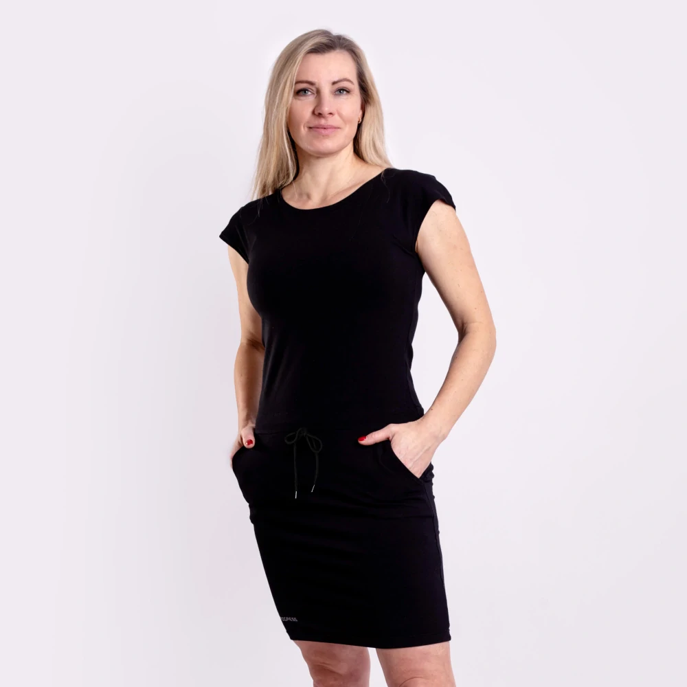 MARTINA II dámské sportovní šaty s bambusem PROGRESS S > červená