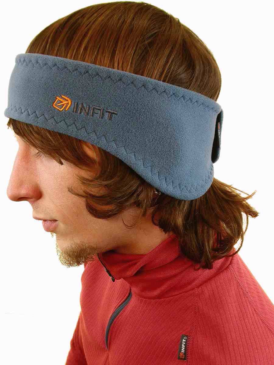 (0125) INFIT Universal čelenka přes uši UNI > blankyt modrá