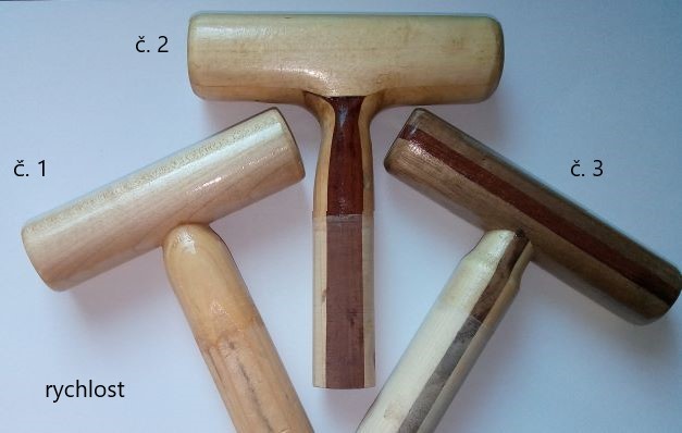 Hlavička k pádlu dřevěná - typ brača 